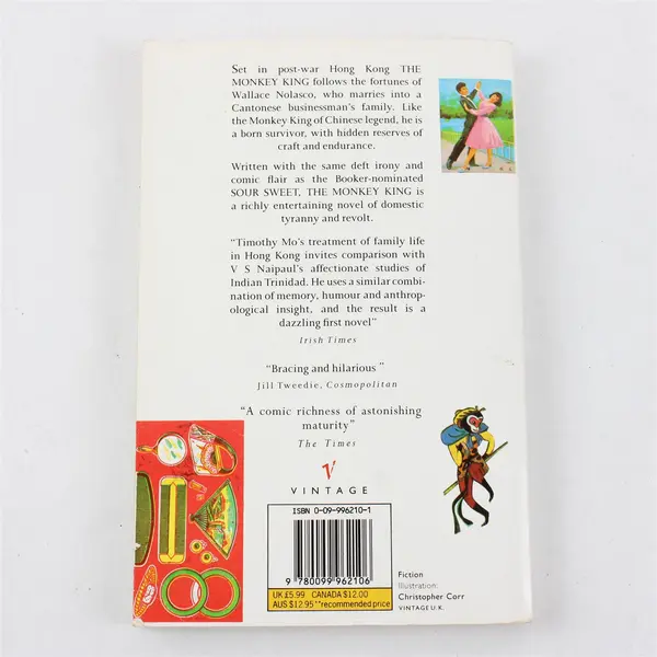 The Monkey King By Timothy Mo Paperback Book, 1993 