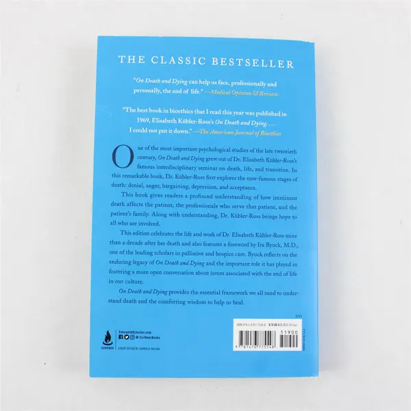 On Death & Dying 50th Anniversary Edition by Elisabeth Kübler-Ross (2019)