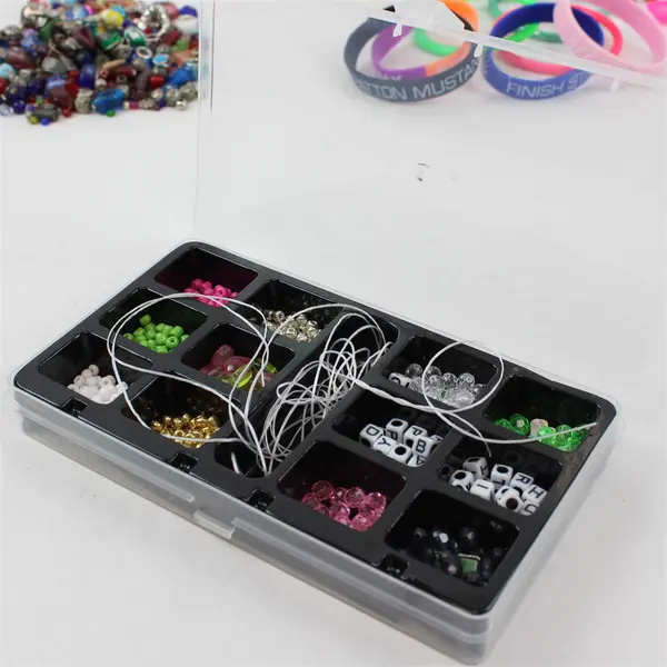 Kandi Girls' Jewelry Lot DIY Crafts Necklaces Bracelets Rings Beads Keychains