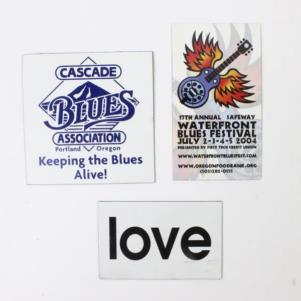 Lot of 10 Refrigerator Magnets Assorted Yoga Dog 'Love' Blues Festival