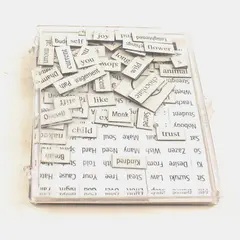 Magnetic Poetry 50 Word Tiles Set Refrigerator Magnets 