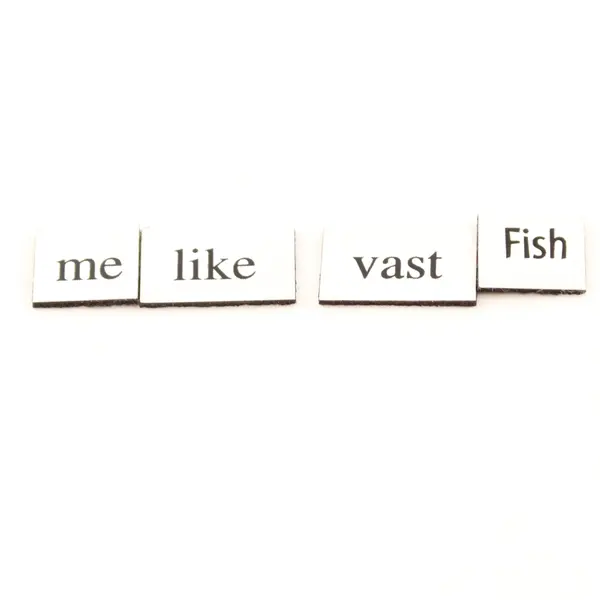 Magnetic Poetry 50 Word Tiles Set Refrigerator Magnets 