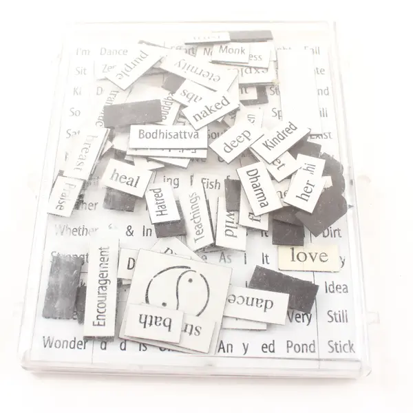 Magnetic Poetry 50 Word Tiles Set Refrigerator Magnets 