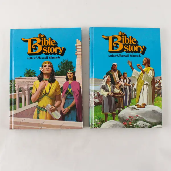 Lot of 2 The Bible Story Arthur S. Maxwell Vols 6 & 8 Hardcover