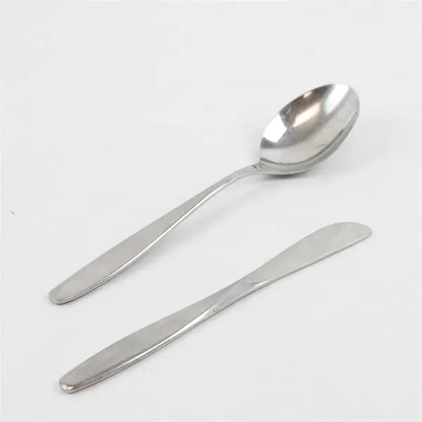 Lot of 2 WMF Continental Stainless Steel Dinner/Soup Spoon & Spreader Knife