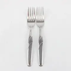 Lot of 2 Yamazaki Summer Wind Stainless Steel 8" Dinner Forks 