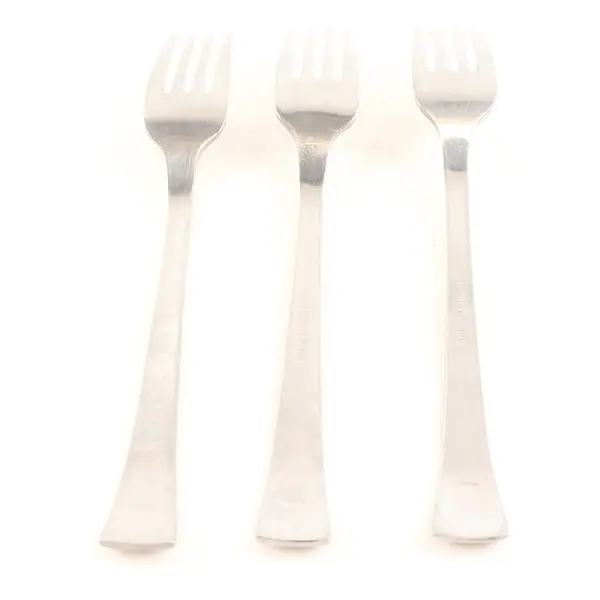 Lot of 3 Cuisinart Newport Stainless Steel 8" Dinner Forks