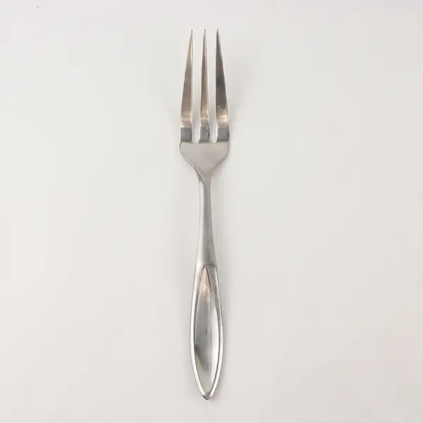 Yamazaki Toscany Solari Glossy Stainless Steel Cold Meat Serving Fork 9"