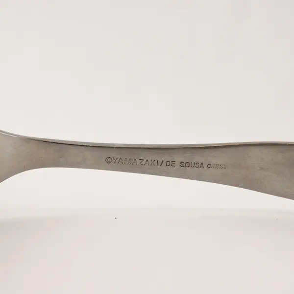 Yamazaki Toscany Solari Glossy Stainless Steel Cold Meat Serving Fork 9"