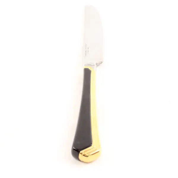 Yamazaki Ramona Black Gold Stainless Steel Dinner Knife 9"