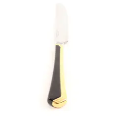 Yamazaki Ramona Black Gold Stainless Steel Dinner Knife 9"