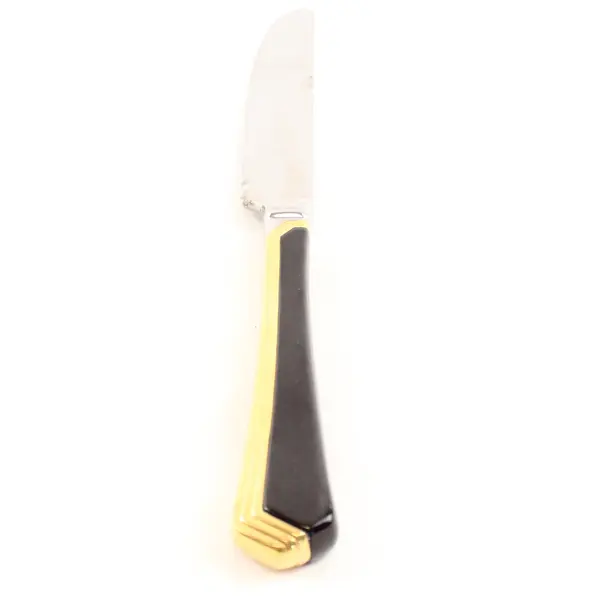 Yamazaki Ramona Black Gold Stainless Steel Dinner Knife 9"