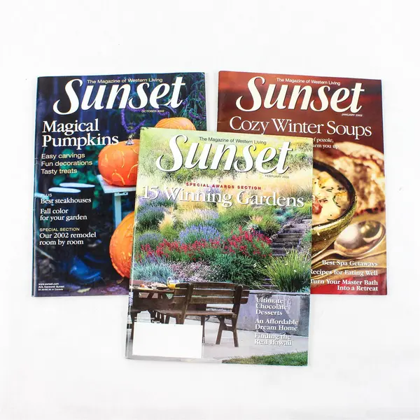 Lot of 3 Assorted Magazines Cozy Soups Winning Gardens Magical Pumpkins