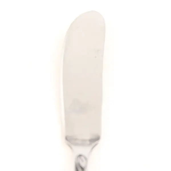 Lot of 2 Amefa Tulip Time Satin Handle Stainless Butter Spreader Knives 6.25"