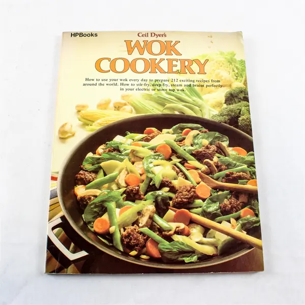 Ceil Dyer's Wok Cookery 1983 HP Books  Paperback Vintage Cookbook