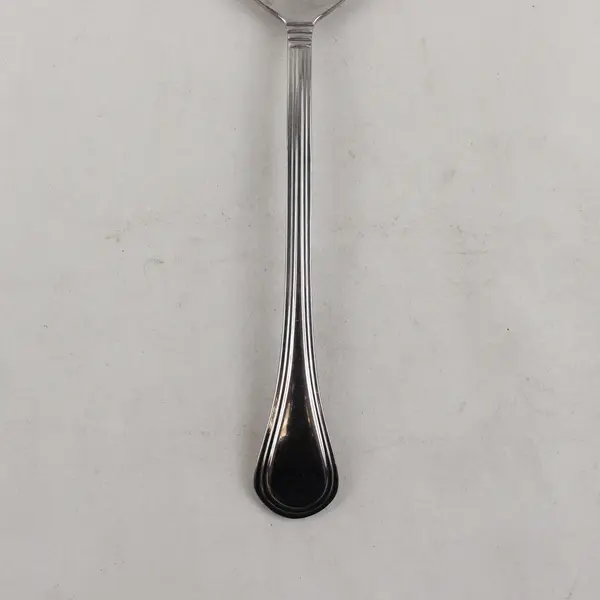 Lot of 2 Pfaltzgraff Sturbridge Stainless Steel 8" Slotted Serving Spoons