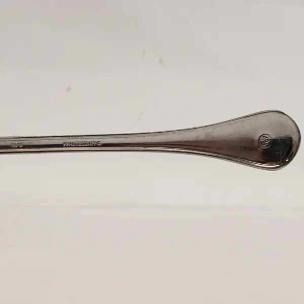 Lot of 2 Pfaltzgraff Sturbridge Stainless Steel 8" Slotted Serving Spoons
