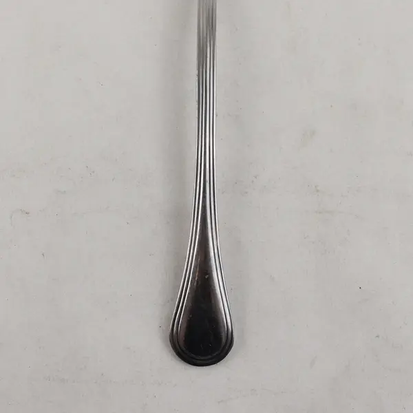 Lot of 2 Pfaltzgraff Sturbridge Stainless Steel Oval Soup Spoons 6.5"
