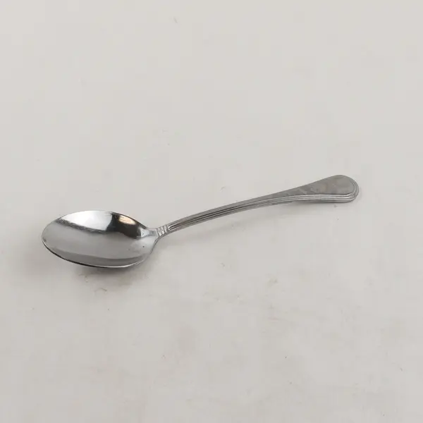 Lot of 2 Pfaltzgraff Sturbridge Stainless Steel Oval Soup Spoons 6.5"
