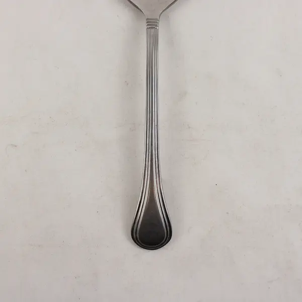 Lot of 4 Pfaltzgraff Sturbridge Stainless Steel Oval Soup Spoons 6.5"