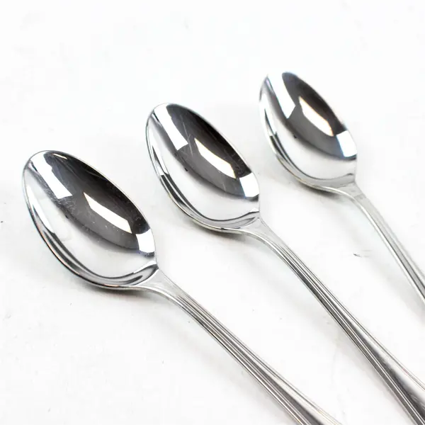 Lot of 3 Ricci Steel Giotto Stainless Steel Oval Soup Spoons 7in