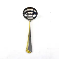 Yamazaki Ramona Gold Stainless Steel Soup Ladle 6"
