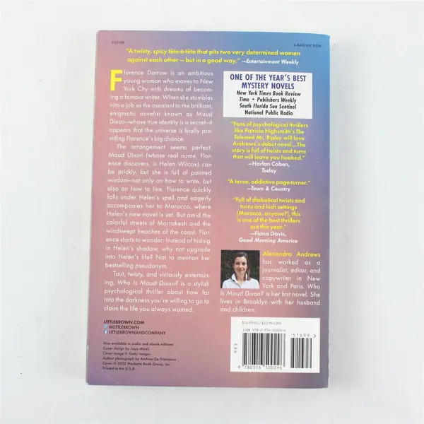 Who is Maud Dixon by Alexandra Andrews Paperback 2022