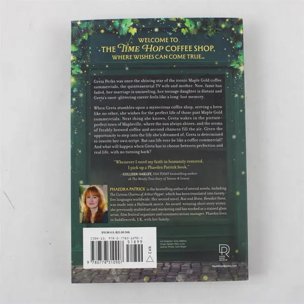 The Time Hop Coffee Shop by Phaedra Patrick Paperback Novel 2025