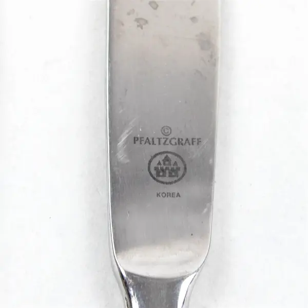 Lot of 2 Pfaltzgraff Crosscreek Stainless Steel Dinner Knives 8.5"