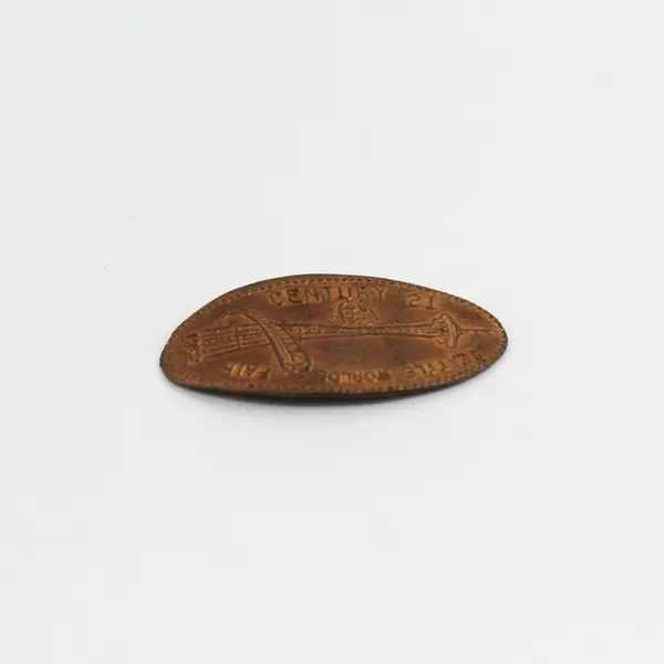 1962 World’s Fair Seattle The Space Age Elongated Penny Space Needle Souvenir