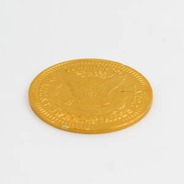 Reader's Digest $100,000 Lucky Sweepstakes Coin 1 3/8 inches Gold Tone