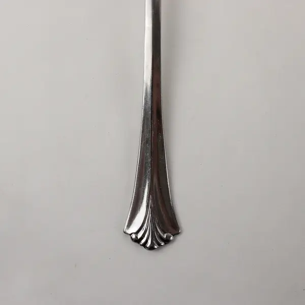 Lot of 2  Pfaltzgraff Ashcroft Stainless Steel Slotted Serving Spoons 8"