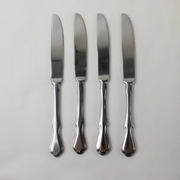 Lot of 4 Pfaltzgraff Briarwood Stainless Steel 8.5" Dinner Knives