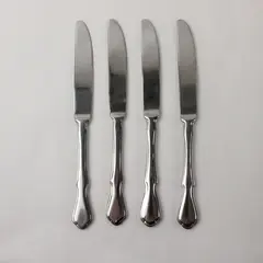 Lot of 4 Pfaltzgraff Briarwood Stainless Steel 8.5" Dinner Knives