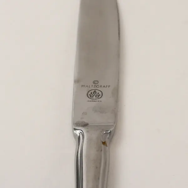 Lot of 2 Pfaltzgraff Briarwood Stainless Steel 8.5" Knife & 6.5" Salad Fork