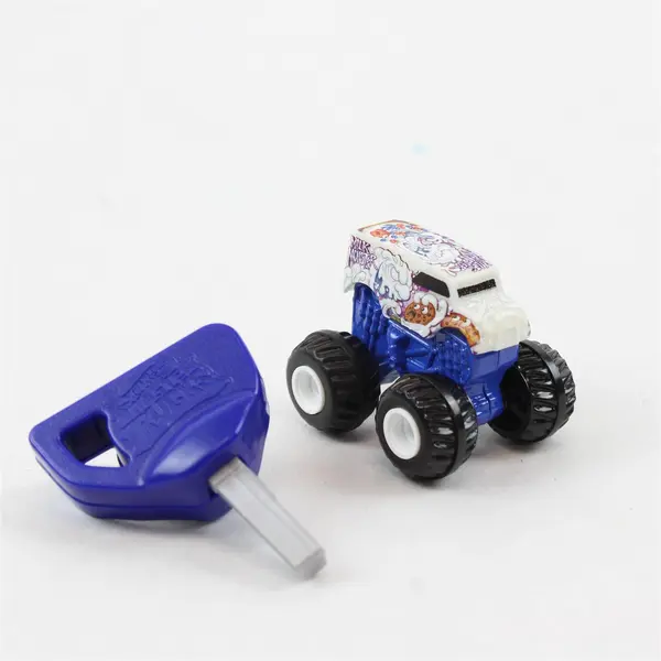 Hot Wheels Monster Truck Mighty Minis - Milk Monster Delivery Panel Van w/Key