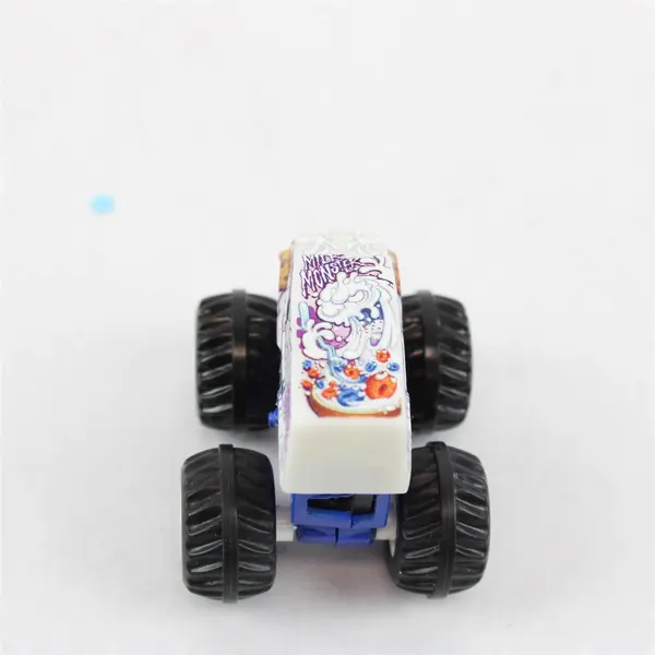 Hot Wheels Monster Truck Mighty Minis - Milk Monster Delivery Panel Van w/Key