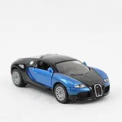 SIKU Diecast Bugatti 16.4 Grand Sport Veyron Black & Blue Loose Toy Car 1:64