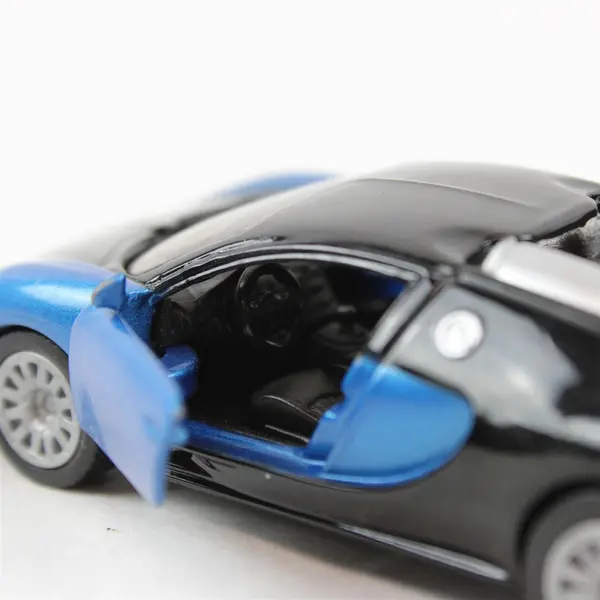 SIKU Diecast Bugatti 16.4 Grand Sport Veyron Black & Blue Loose Toy Car 1:64