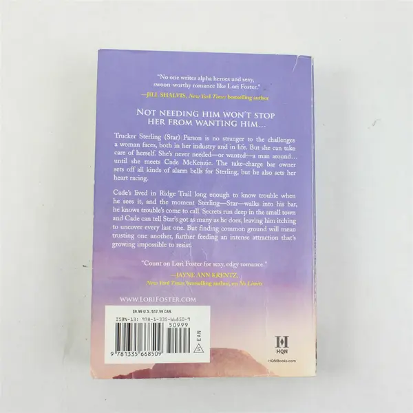 No Holding Back S/C Book by Lori Foster, 2021
