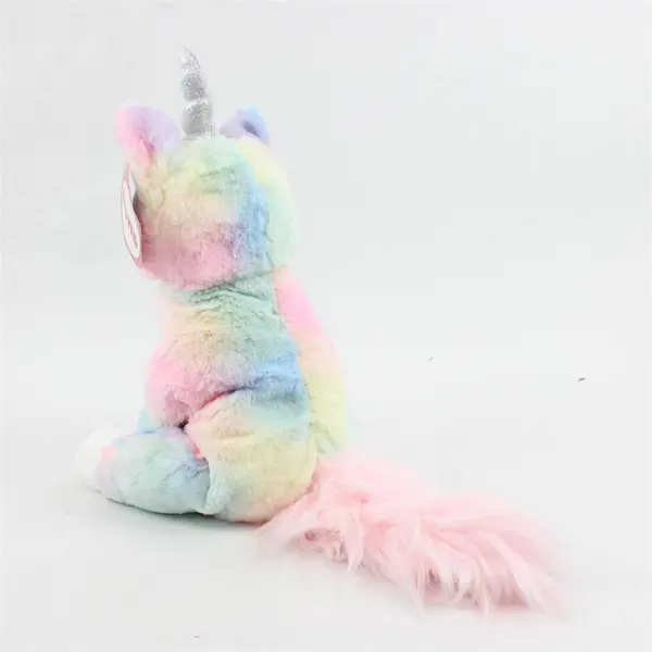 NWT GUND Plush "Shimmer" Caticorn Unicorn Stuffed Kitty Cat Pastel Rainbow Toy