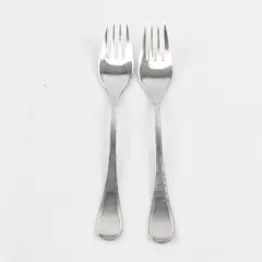 Lot of 2 WMF Cromargan Stainless Steel Salad Forks 7"