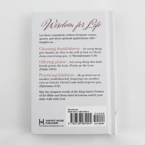 KJV Devotional for Women  H/C Book, 2022 Harvest House 
