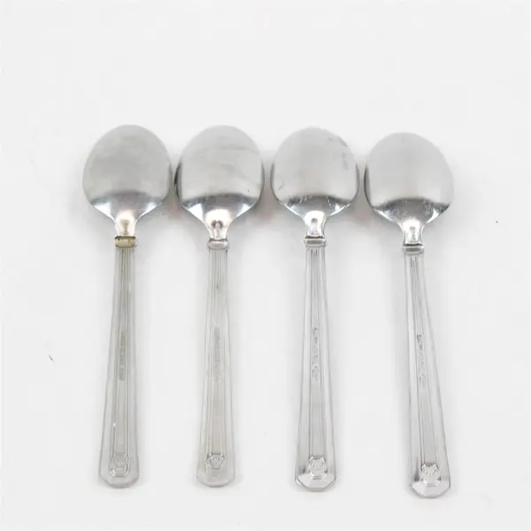 Lot of 4 Pfaltzgraff Radiants Stainless Steel 6" Teaspoons
