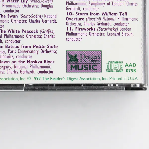 Reader’s Digest Music Nature’s Music 4 CD Set 1997 #075C