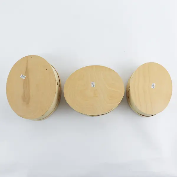 Vintage Lynn Gates Nesting Boxes Set of 3 Painted Stacking from 1982