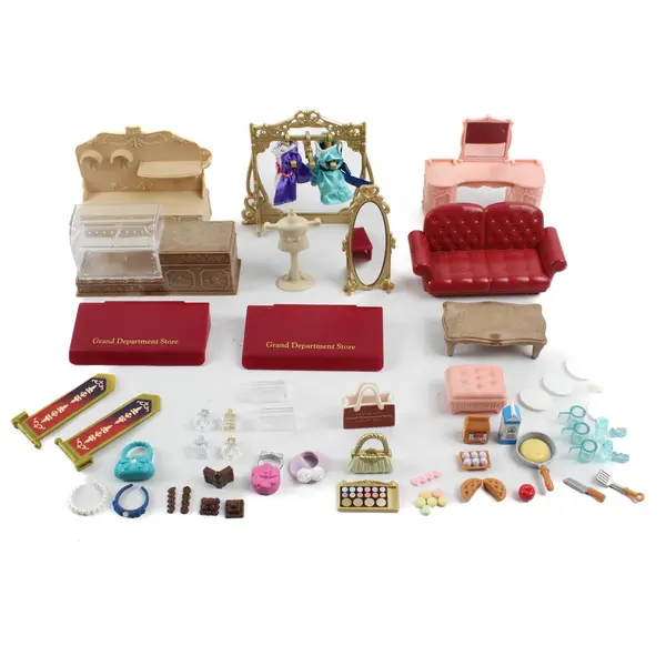 Calico Critters Grand Department Store/Restaurant Furnishings (Mostly Complete)