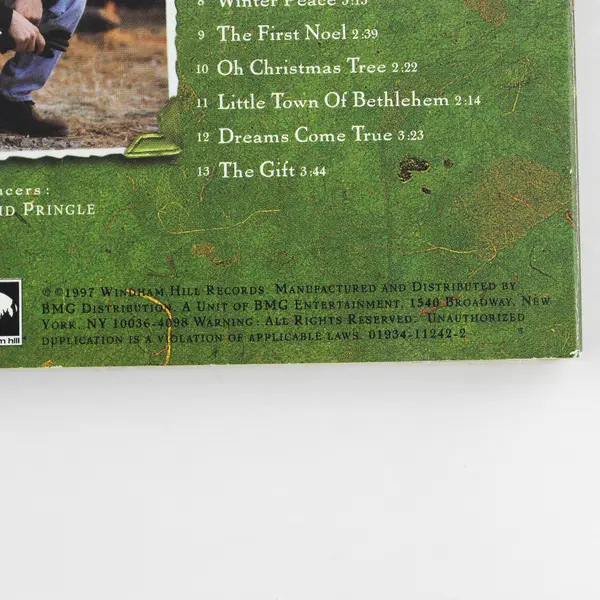 The Gift CD by Jim Brickman, 1997 #01934-11242-2