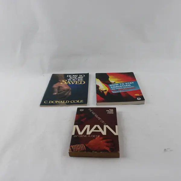 Lot of 3 Christian Paperback Books - Getz, Gerali, C. Donald Cole