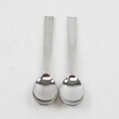 Lot of 2 Cambridge Mid-century Modern Minimalist Tablespoons